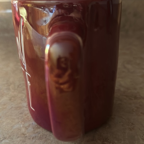 Disney Princess x Rae Dunn "Snow White" Red Iridescent Ceramic Coffee Cup - Picture 4 of 5